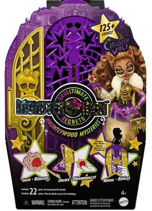 Лялька монстер хай клодін вульф таємниці жахлівуда жахо-секрети monster high clawdeen wolf doll