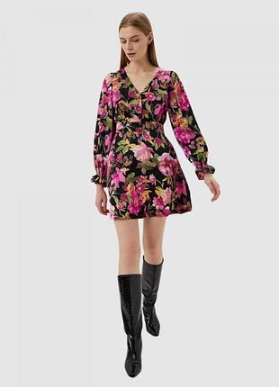 Шикарна плотна квіткова сукня від vero moda