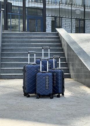 Міні ударостійка пластикова wings валіза дорожня xs на колесах польща ручна поклажа 24 l