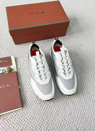 Loro piana: премиальные кроссовки из комбинированных материалов