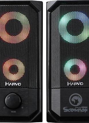 Акустическая система marvo sg-265 (led) black