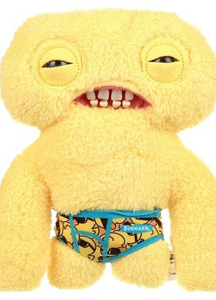 М'яка іграшка оригінальний фугглер fuggler squidge (жовтий у трусах)