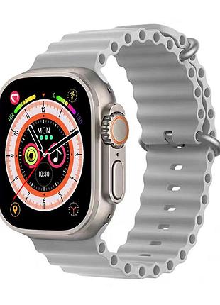 Розумний смарт годинник smart watch 4you fusion екран 2.2" метал корпус з функцією дзвінків перегляд повідомлень silverstone