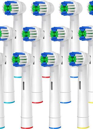 Змінні насадки replacement toothbrush heads compatible with oral‑b braun 12 pcs