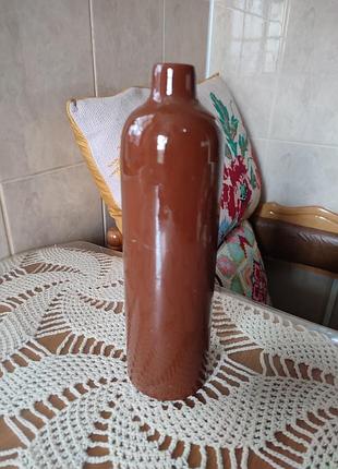 Керамическая бутылка из ризкого бальзама ваза