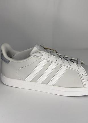 Кросівки adidas courtpoint в расцветке cloud white / silver metallic / dove grey