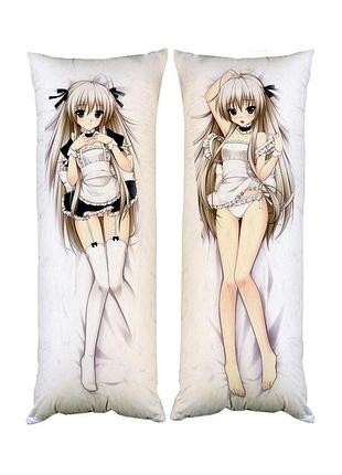 Подушка дакімакура касугано сора самотність на двох yosuga no sora декоративна ростова подушка для обіймання двостороння