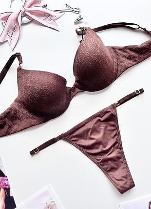 Комплект victoria’s secret icon набір набор білизна вікторія сікрет белье виктория сикрет бюст
