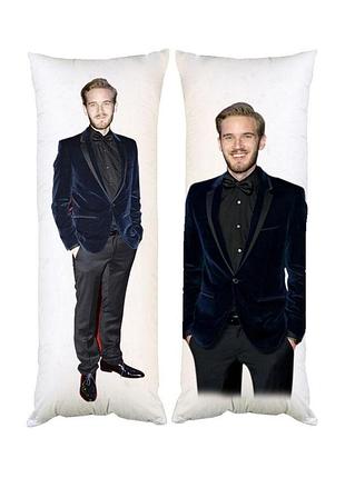 Подушка дакимакура felix kjellberg a.k.a. pewdiepie декоративная ростовая подушка для обнимания