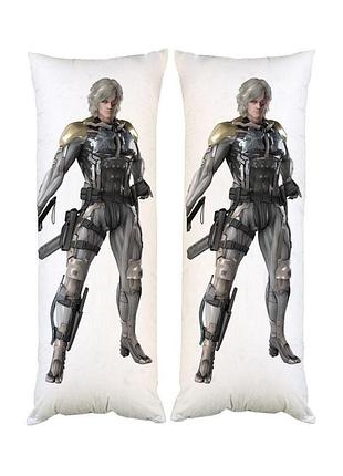 Подушка дакимакура metal gear rising: revengeance декоративная ростовая подушка для обнимания двусторонняя