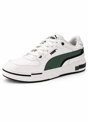 Кроссовки puma белые с зелёным (размер 42) новые
