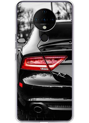 Чехол силиконовый с картинкой на tecno spark 6 (машина, audi a7)