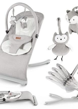 Шезлонг kidwell rubi gray/white 2