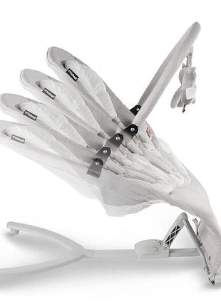 Шезлонг kidwell rubi gray/white 3