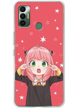 Чохол силіконовий з картинкою на tecno spark 7 (аніме, anime)