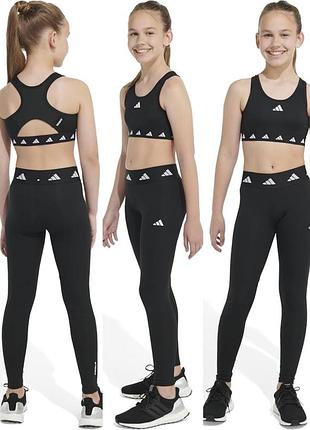 Спортивні лосини легінси adidas techfit 9-10 років, 140 см