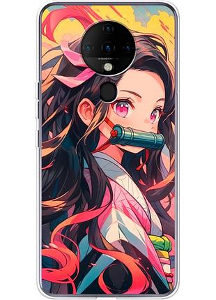Чохол силіконовий з картинкою на tecno spark 6 (аніме, anime)