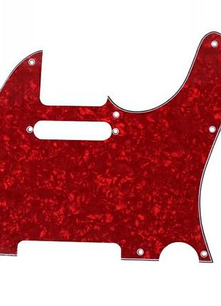 Пикгард для электрогитары fender telecaster tl china красный