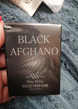 Парфюмерные духи мужские black afghano way shiny