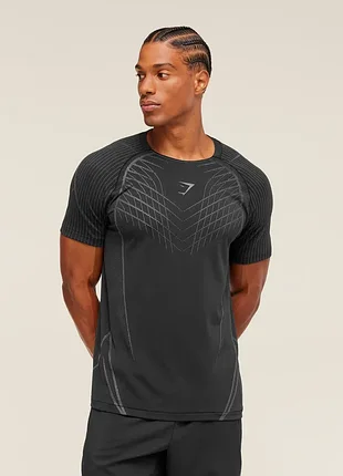 Мужская футболка спортивная рашгард gymshark