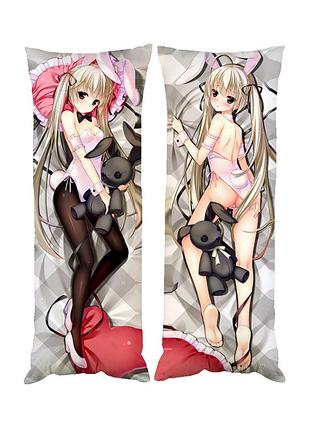 Подушка дакімакура касугано сора самотність на двох yosuga no sora декоративна ростова подушка для обіймання двостороння