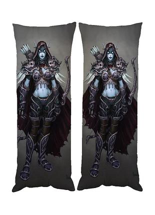 Подушка дакимакура сильвана отрекшиеся world of warcraft декоративная ростовая подушка для обнимания