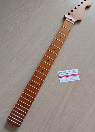Гриф кленовый для электрогитары fender stratocaster птичий глаз