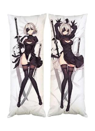 Подушка дакимакура автомата nier: automata декоративная ростовая подушка для обнимания
