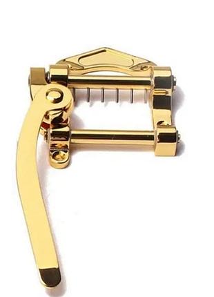 Струнотримач бридж бігсбі тремоло bigsby для гітари gibson sg es telecaster золотий