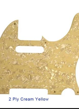 Пікгард для електрогітари fender telecaster tl china золотистий перламотовий