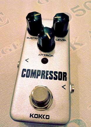 Гитарная педаль эффектов компрессор kokko compressor для электрогитары бас-гитары