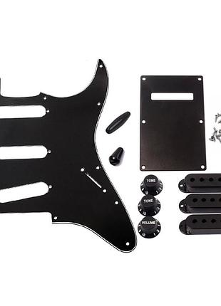 Пікгард комплект для електрогітари fender stratocaster st america чорний