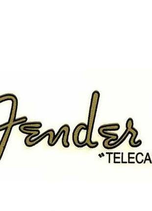 Деколь-наклейка для електрогітари fender telecaster gold
