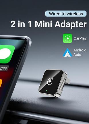 Автомобильный адаптер carplay для android iphone 10
