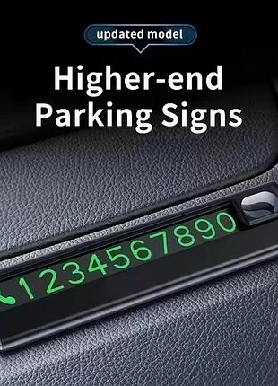 Магнитный номерной знак телефона для автомобиля на торпеду
