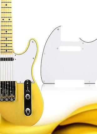Пікгард для електрогітари fender telecaster tl china білий