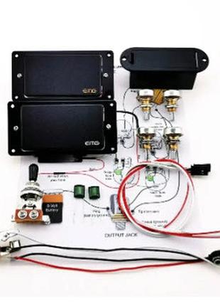 Активныйе хамбакеры emg 81/85 для электрогитары комплект китай