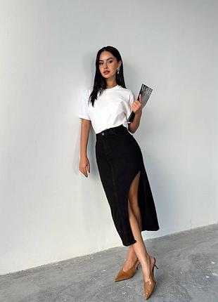 Джинсова спідниця🖤🤍