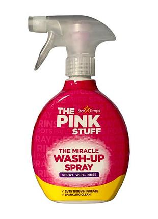 Средство для мытья посуды the pink stuff мощный спрей e wash-up spray, 500 мл
