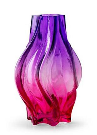 Ваза стеклянная фигурная 25х15 см 1804-168
