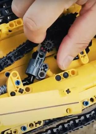 Конструктор блоки bulldozer engineering truck 2