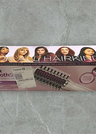 Фен-щетка shark smoothstyle hot brush & smoothing comb ht212eu
