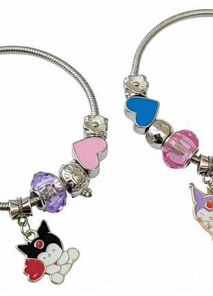 Набор из 2 браслетов pandora style charm core серия 2, стильные аксессуары для повседневного образа