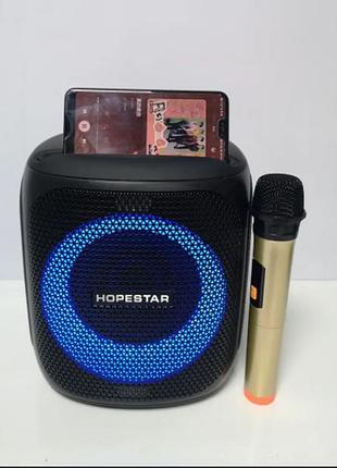 Колонка bluetooth hopestar party100 led