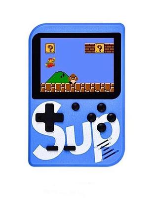Приставка ігрова ретро sup game box 400 ігор dendy sega 8bit синя