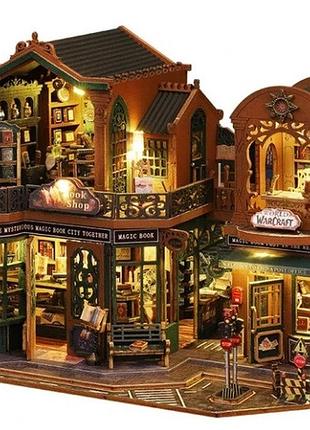 Конструктор румбокс world of warcraft twilight book mall ляльковий будинок, 3d модель, декор для інтер'єру