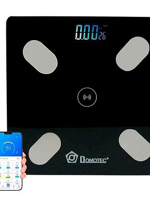 Весы напольные смарт domotec ms-2017 180кг умные напольные электронные весы выгодное предложение