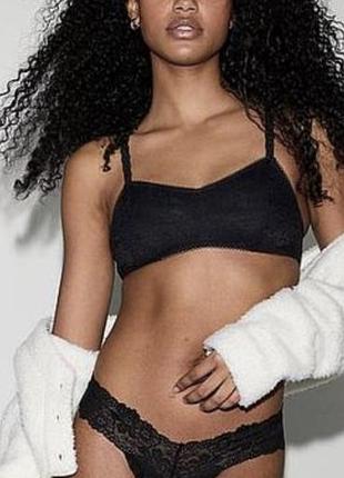 Бралетт pink wink unlined scoop bralette rias victoria’s secret, размер м