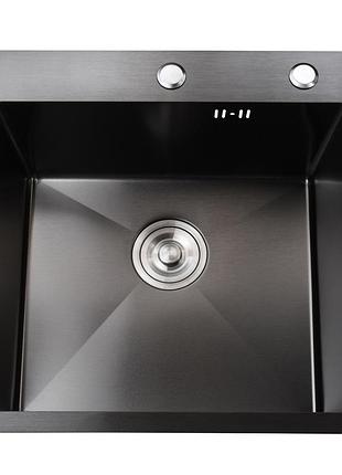 Мойка кухонная 3mm 500х500 black 5050hb mira