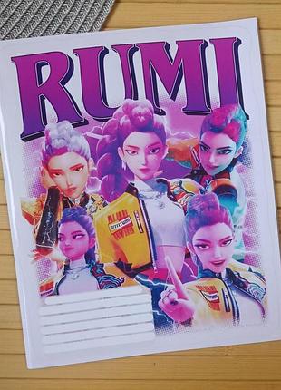 Зошит на скобі kpop demon hunters кейпоп-мисливиці на демонів (27931)